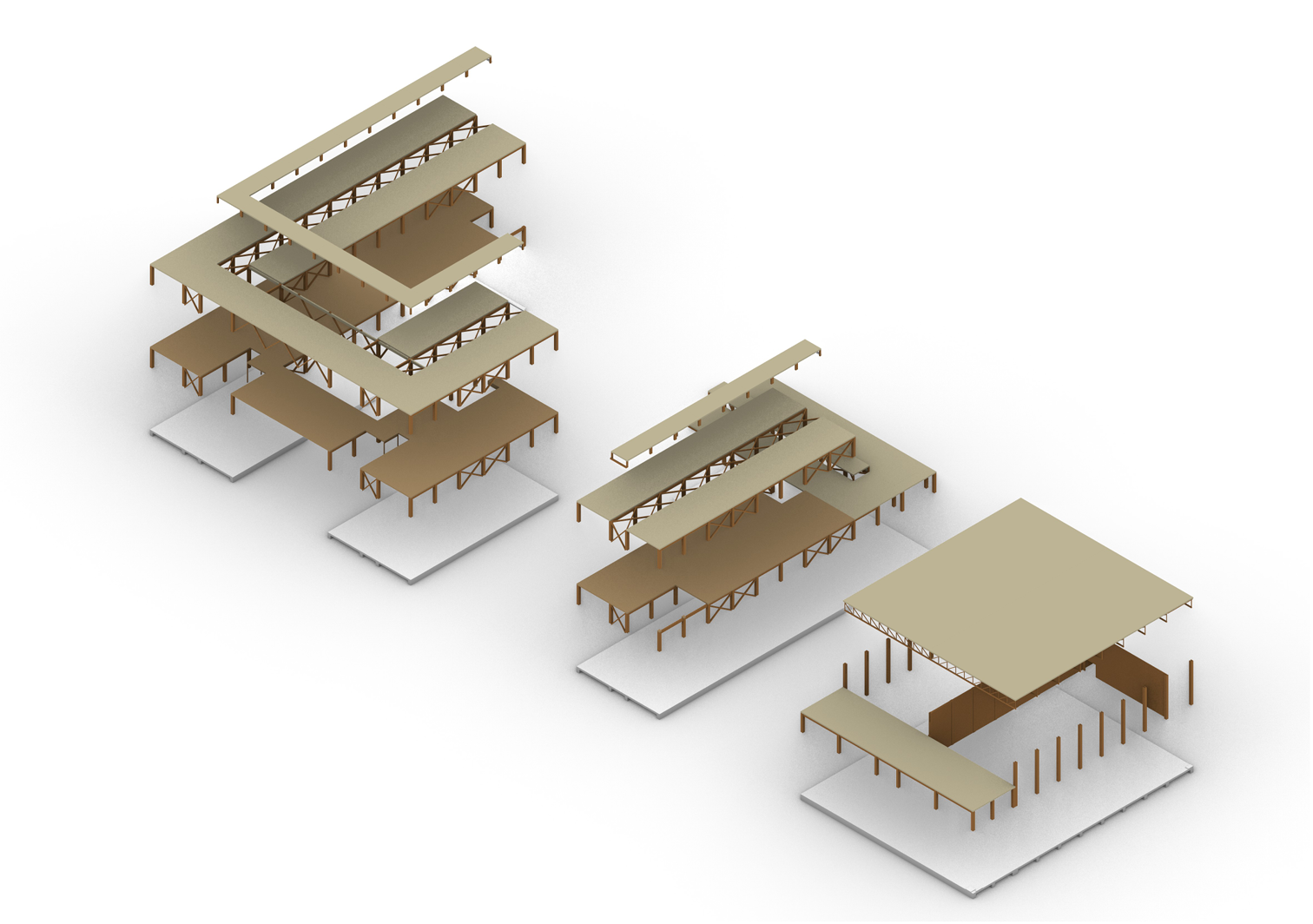 Load-bearing structure: timber post and beam